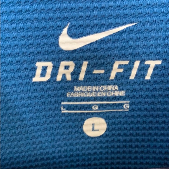 Nike Dri Fit L golf polo Blue - Picture 2 of 4